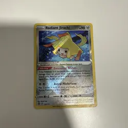 2022 Pokemon SWSH #120/195 Jirachi Radiant Holo Mint - Image 1