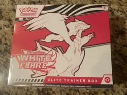 NEW Pokemon White Flare Elite Trainer Box ETB Factory Sealed Scarlet & Violet - Image 1