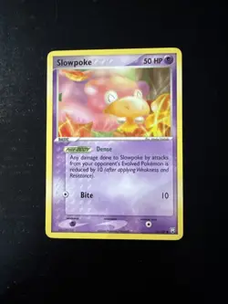 Pokemon Slowpoke TCG 76/109 EX Team Rocket Returns Regular Common Non Holo - Image 1