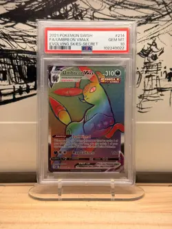 Pokemon Umbreon VMAX #214/203 Sword&Shield Evolving Skies PSA 10 2021 English - Image 1