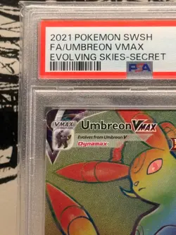 Pokemon Umbreon VMAX #214/203 Sword&Shield Evolving Skies PSA 10 2021 English - Image 2