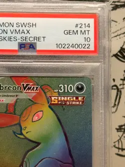 Pokemon Umbreon VMAX #214/203 Sword&Shield Evolving Skies PSA 10 2021 English - Image 3