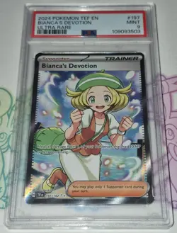 Pokemon - Biancas Devotion - PSA 9 - 2024 Temporal Forces - UR - ENG - Graded - Image 1