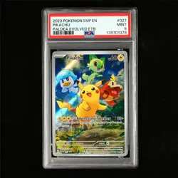 PSA 9 MINT 2023 Pokemon ENG Pikachu G SVPen #027 Promo(2) - Image 2