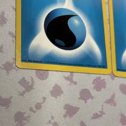 Lot of 6 Pokemon TCG Base Set Shadowless Water Energy #102 LP or better - Image 4