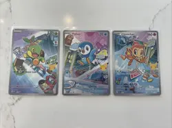 Pokemon TCG First Partner Illustration Collection Series 1 Gen 4 Sinnoh Starters - Image 1