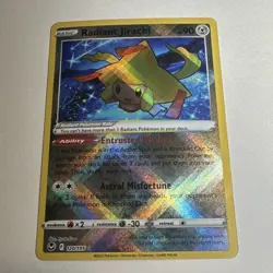 Pokemon Radiant Jirachi Radiant Rare Holo 120/195 Swsh12 Silver Tempest Card - Image 1