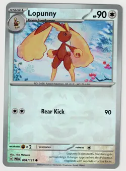LOPUNNY - 084/131 Prismatic Evolutions - POKEMON MASTERBALL NM/M - Image 1