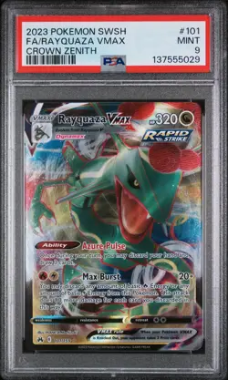 Rayquaza VMAX 101/159 - Crown Zenith - Graded PSA 9 MINT Pokemon Card - Image 3