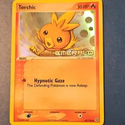 Pokemon Torchic EX Emerald Reverse Holo 69/106 Common Basic 50 HP 2005 - Image 1
