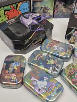 2023 2024 Pokemon Empty Collector Tin Box Large Lot - Image 3