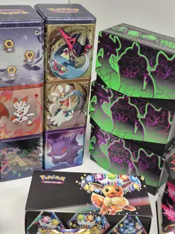 2023 2024 Pokemon Empty Collector Tin Box Large Lot - Image 5