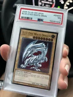 Psa 7 Blue-Eyes White Dragon OP28-EN001 OTS Tournament Pack 28 - Image 1