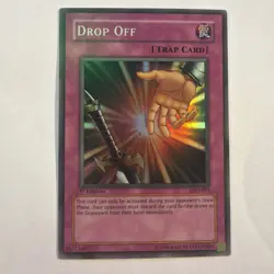 YUGIOH DROP OFF LOD-097 1ST SUPER LP Lightly Played - Image 1