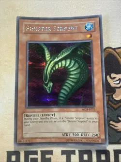 Sinister Serpent - WC4-E002 - Prismatic Secret Rare - Yugioh NM - Image 2