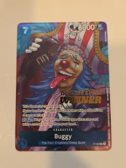 Buggy P-084 Release Event Winner Promo One Piece English NM - Image 1