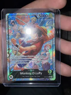 One Piece Monkey D. Luffy Alt Art OP15-098 L Adventure on KAMI's Island English - Image 1