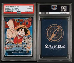 2023 ONE PIECE P-033 MONKEY D LUFFY EVENT PACK VOL 2 PROMO ENGLISH PSA 10 GEM MT - Image 3