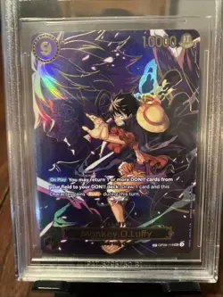 One Piece Monkey D Luffy SP OP09-119 [SP OP13] Carrying On His Will BGS 10 - Image 2