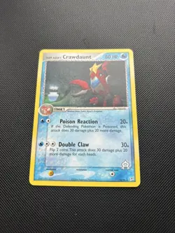Pokemon Card EX Team Magma vs Team Aqua Team Aqua's Crawdaunt 14/95 Rare - Image 2