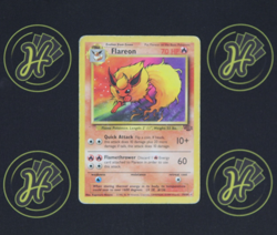 Flareon 19/64 Jungle 1999 WOTC Pokemon Trading Card Rare Non Holo HP - Image 1