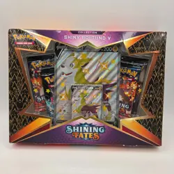 Pokemon TCG Shining Fates Shiny Boltund V Collection Box Card Set Sealed - Image 1