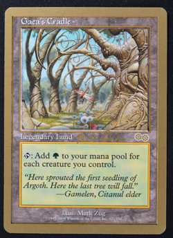 Gaea's Cradle WCD 1999 Matt Linde MTG Reserved List Card - Image 1