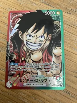 2022 One Piece OP-01 Romance Dawn Alternative Art Monkey D. Luffy #003 Rare Card - Image 1