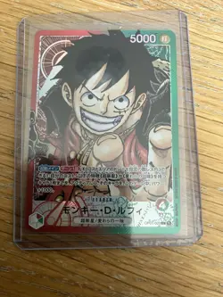 2022 One Piece OP-01 Romance Dawn Alternative Art Monkey D. Luffy #003 Rare Card - Image 5