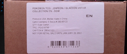 Pokemon TCG: Glaceon & Leafeon VSTAR Special Collection case sealed - Image 1