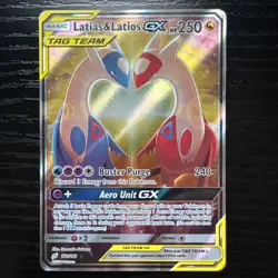 MP Latias & Latios GX 170/181 Team Up Ultra Rare Pokemon Card - Image 1