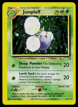 Pokemon Card - Jumpluff Neo Genesis 7/111 Holo Rare - Image 1