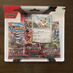 Pokemon S&V - Obsidian Flames Booster Blister Eevee Promo - Image 1