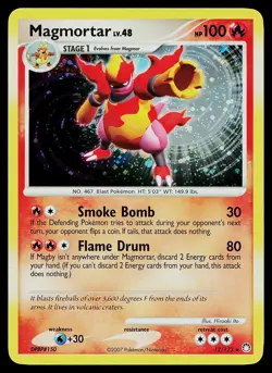 Pokemon Card - Magmortar Mysterious Treasures 12/123 Holo Rare - Image 1