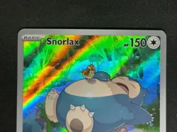 Pokemon Card Snorlax SVP EN051 Scarlet & Violet 151 Black Star Promo - Image 3