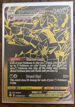 Eternatus VMAX SV122 Gold Secret Rare Shining Fates Pokemon TCG NM - Mint Card - Image 1