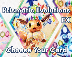 🌈 Pokemon TCG SV Prismatic Evolutions EX Singles – Choose Your Own Card NM 🌈 - Image 1
