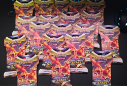 Lot of 19 Pokemon TCG: Charizard -Brilliant Stars Sleeved Booster Pack 820650809972 - Image 1