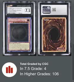 Yu-Gi-Oh Winged Dragon of Ra-Sphere Mode GFP2-EN180 Ghost Rare Card CGC 7.5 1st - Image 3