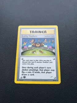Pokemon Card Neo Destiny 1st Edition Lucky Stadium 100/105 WOTC - Image 2