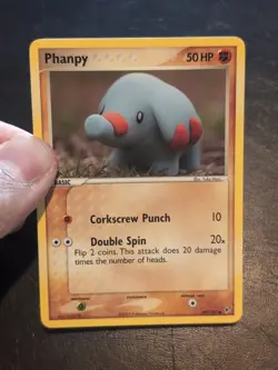 POKEMON TCG COMMON CARD PHANPY 69/107 EX DEOXYS NM/VLP - Image 1