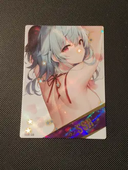 SSR-08 Ganyu Genshin Impact Goddess Story Anime TCG Holo Card - Image 1