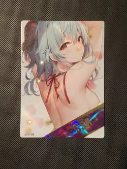 SSR-08 Ganyu Genshin Impact Goddess Story Anime TCG Holo Card - Image 2