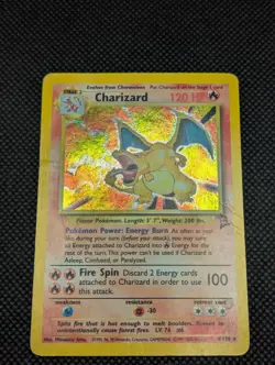 Charizard 4/130 Holo Rare Card Pokemon TCG Base Set 2 - Image 2