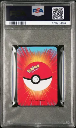 1999 BICYCLE POKEMON MINI PLAYING CARDS BLUE DECK 3 OF CLUBS PIKACHU PSA 10 - Image 2