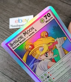 Sailor Moon CCG Promo/Preview Card - Sailor Moon 1 of 9. *Excellent to NM* - Image 3