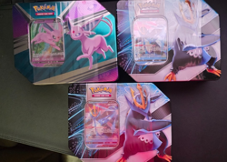 Pokemon TCG Tin Lot 3 tins. 2- Empoleon. 1- Espeon V tin. Free Shipping - Image 1