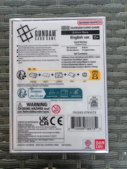 Gundam Card Game Limited Beta Box - English Version FACTORY SEALED/NEW - Image 2