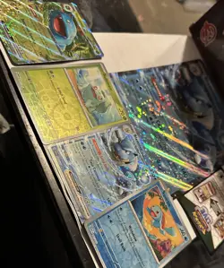 Blooming Waters Pokemon 151 Promo Blastoise Venusaur Squirtle Bulbasaur w/ JUMBO - Image 1