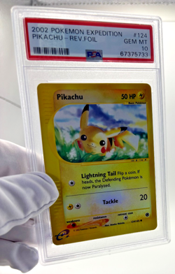 Pokemon Cards - PSA 10 Pikachu 124/165 - Expedition Base Set Rev Holo - GEM MT - Image 4